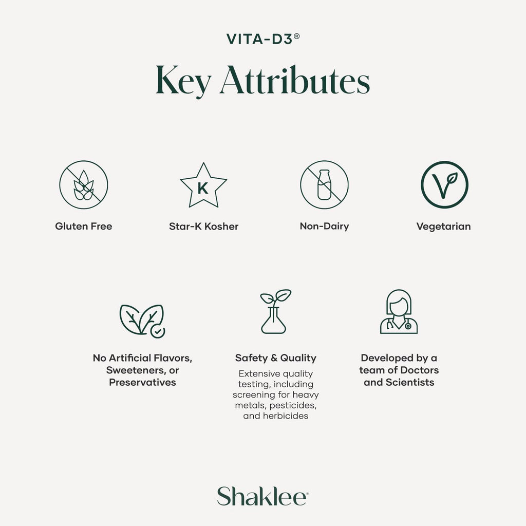 Shaklee Vita-D3® 2000 IU - 90 Tabletas de Vitamina D3