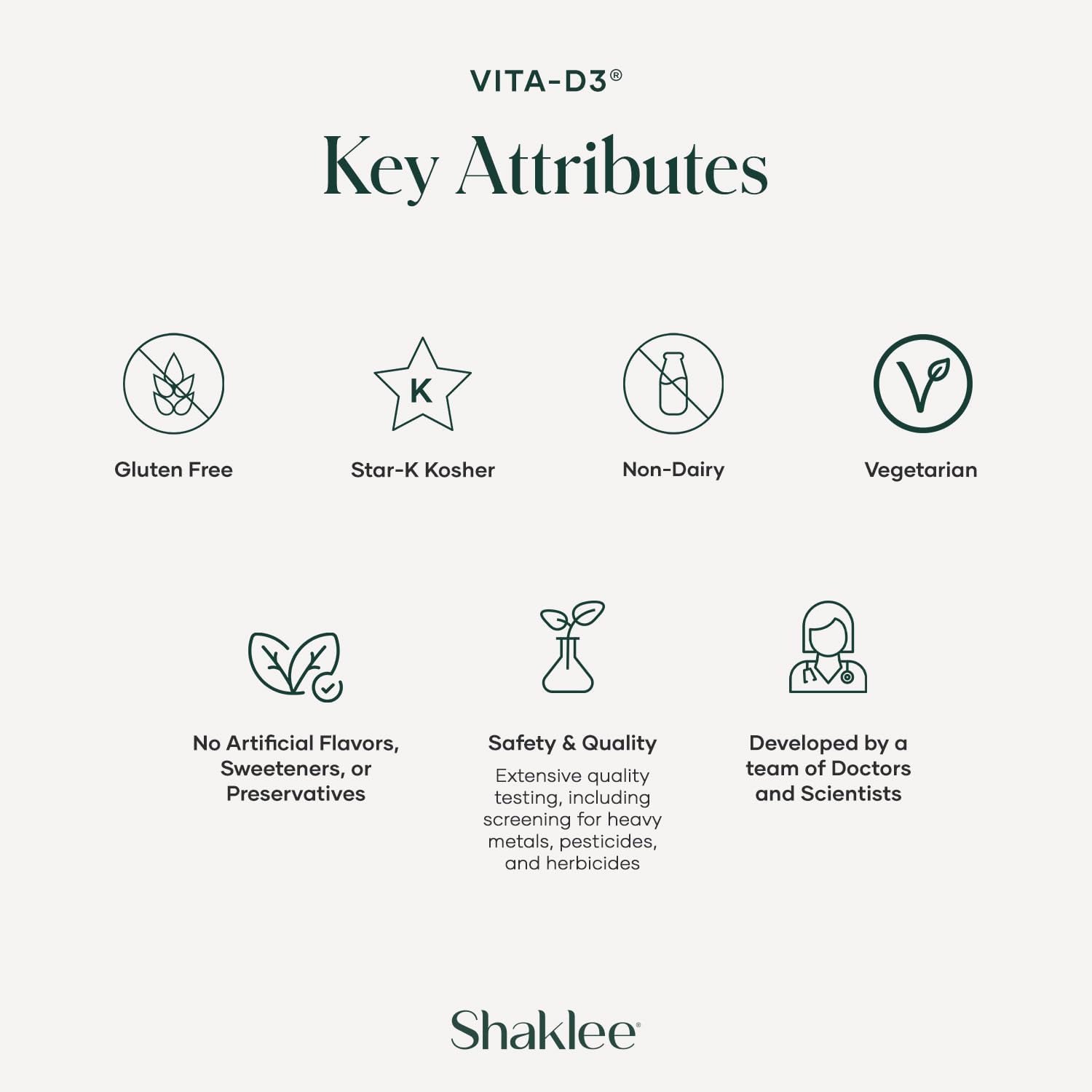 Shaklee Vita-D3® 2000 IU - 90 Tabletas de Vitamina D3