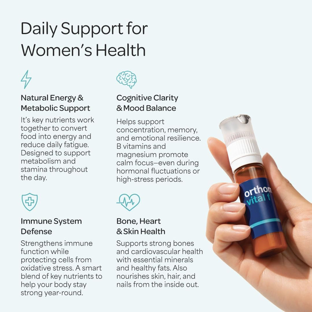 Orthomol Vital F – Multivitamínico Diario para Mujeres, 30 Días