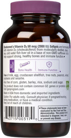 BlueBonnet Vitamina D3 2000 UI - 100 Cápsulas Blandas