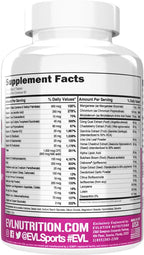 Evlution Nutrition Multivitamínico para Mujeres - Completo en Vitaminas y Minerales, 120 Comprimidos (60 Días)