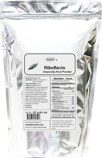 Vitamina B2 Riboflavina en Polvo Puro - 500g – Aspecto: Polvo cristalino amarillo con sabor amargo característico. – Image 2