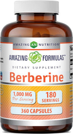 Amazing Formulas Berberine 500mg por ración - 250 Cápsulas