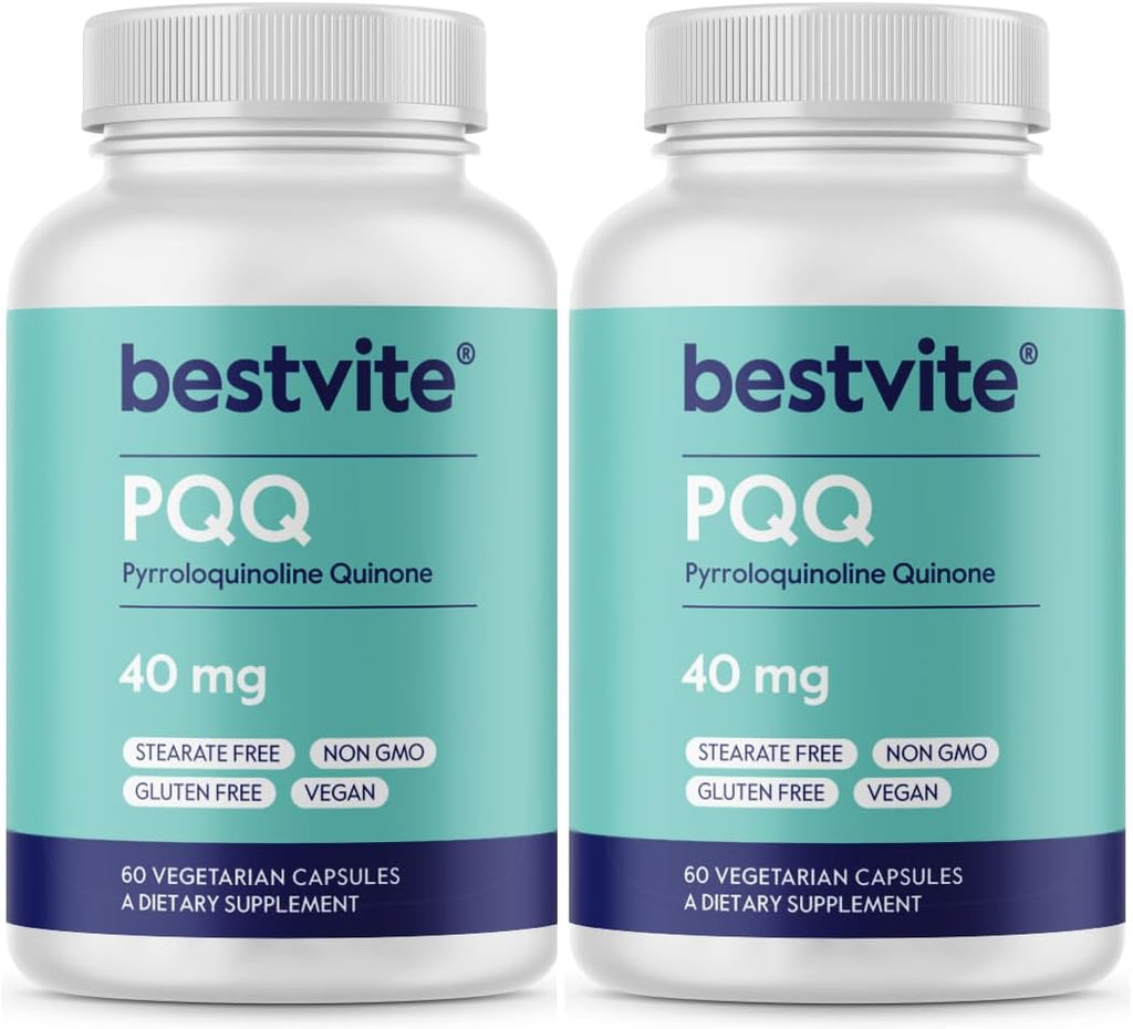 BESTVITE PQQ 40mg - 120 Cápsulas Vegetarianas