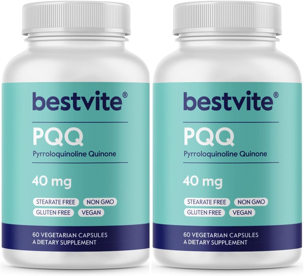 BESTVITE PQQ 40mg - 120 Cápsulas Vegetarianas