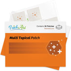 PatchAid Multi Plus Parche Tópico (Pack de 2) – 27 Vitaminas Esenciales, Incluye Hierro, B12 y Calcio, Liberación Lenta, Suministro para 60 Días