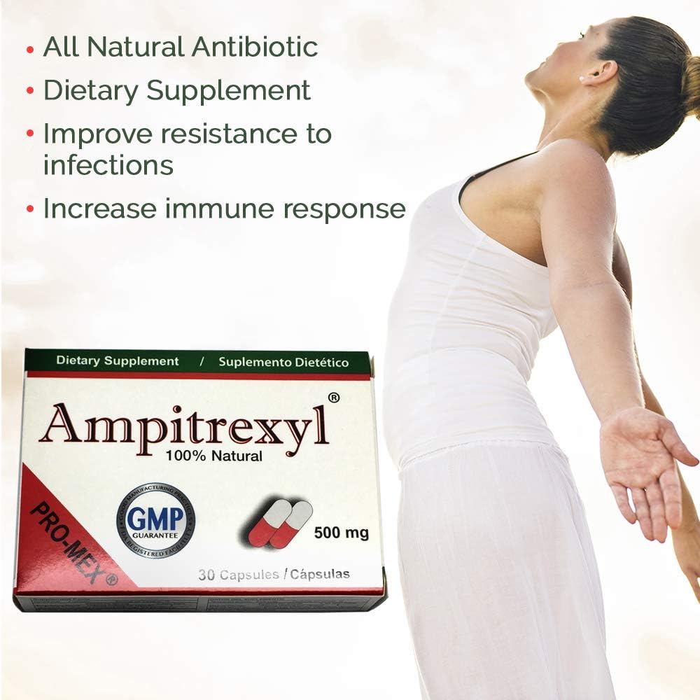 Ampitrexyl 500mg Cápsulas - 30 Unidades