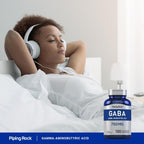 Piping Rock GABA 750 mg - 100 Capsules - Gamma-Aminobutyric Acid