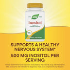 Nature's Way Inositol, 500 mg, 100 Cápsulas