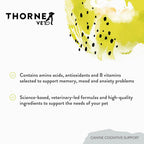 ThorneVet Canine Cognitive Support Powder - Apoyo Cognitivo para Perros Mayores (90 Dosis)