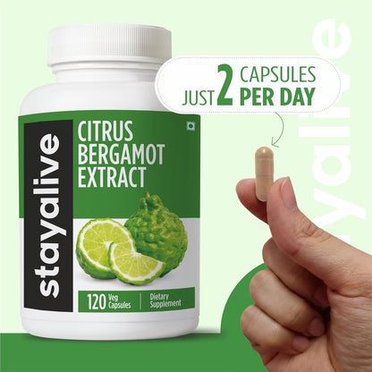 Cápsulas de Citrus Bergamot 1000mg - 30:1 – Formato cómodo: 120 cápsulas por bote, que proporcionan un suministro – Image 7