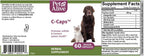 C-Caps - Suplemento Herbal Natural para Perros y Gatos - 60 Cápsulas Vegetales