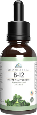 Optimal Health Systems Essential B-12 Drops | Vitamina B12 Líquida para Energía y Apoyo Cognitivo | 60 ml