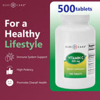 GeriCare Vitamina C 500 mg, 500 Comprimidos