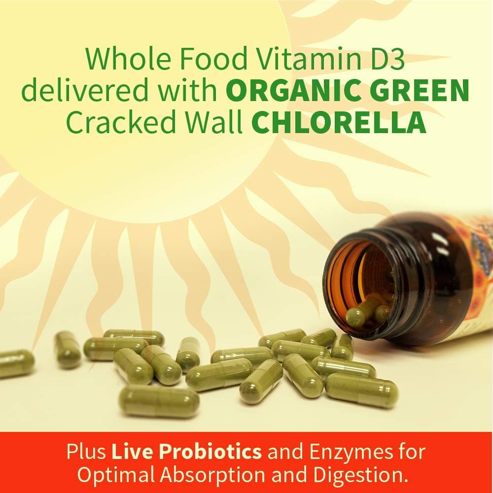 Garden Of Life, Raw Vitamin Code D3 2000 UI, 60 Cápsulas Vegetarianas