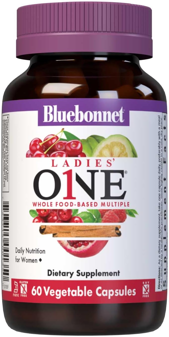 BlueBonnet Nutrition Ladies One Multivitamínico en Cápsulas Vegetales - 60 Cápsulas (2 Meses)