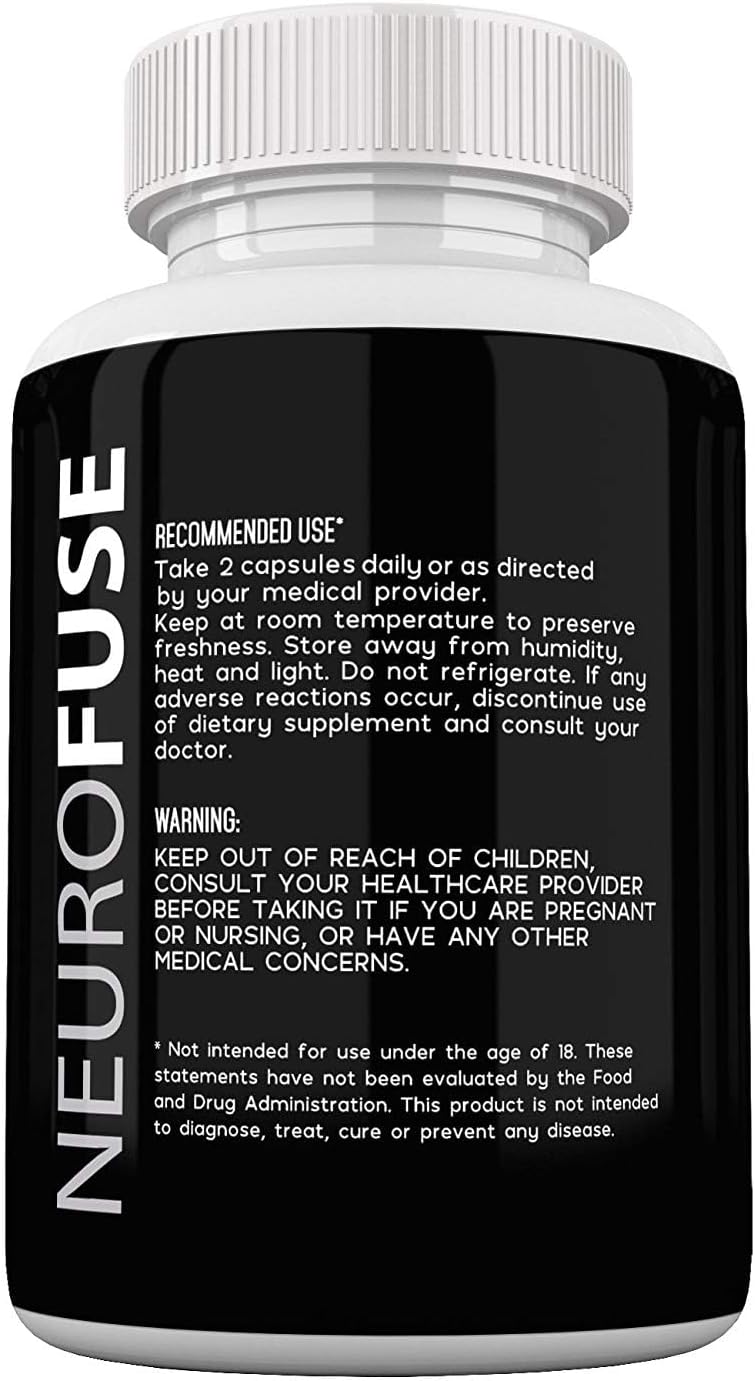 Neurofuse Suplemento Nootrópico para Memoria y Concentración
