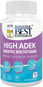 Bariatric Best High ADEK Multivitamínico - 180 Comprimidos (3 Meses)