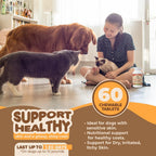 Makondo Pets Suplemento de Aceite de Pescado y Omega 3 para Perros y Gatos - Alivio de Picor, Piel Seca y Alergias (2 Paquetes, 120 Comprimidos)