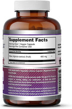 Amazing Formulas Vitex Fruta 400 mg | Cápsulas Vegetales | No OGM | Sin Gluten | 250 Cápsulas