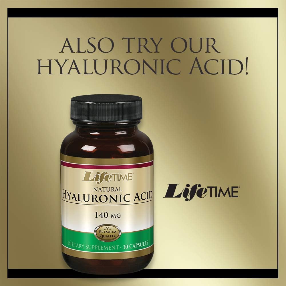 LIFETIME Complejo de Glucosamina Condroitina - 1500mg Glucosamina, 1200mg Condroitina, 60 Cápsulas
