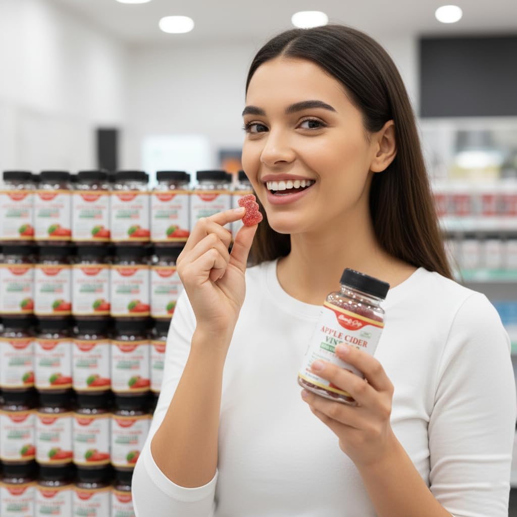 Beauty Grip Gominolas de Vinagre de Manzana Orgánico con la Madre