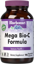 Bluebonnet Nutrition Mega Bio-C Fórmula - Vitamina C Tamponada 750 mg con Bioflavonoides - 90 Cápsulas Vegetales