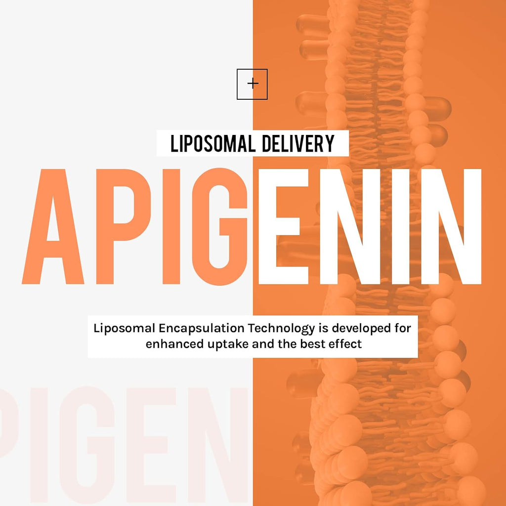 Apigenina Liposomal 500mg con Fisetina, Quercetina y Teaflavinas – 60 Cápsulas Blandas