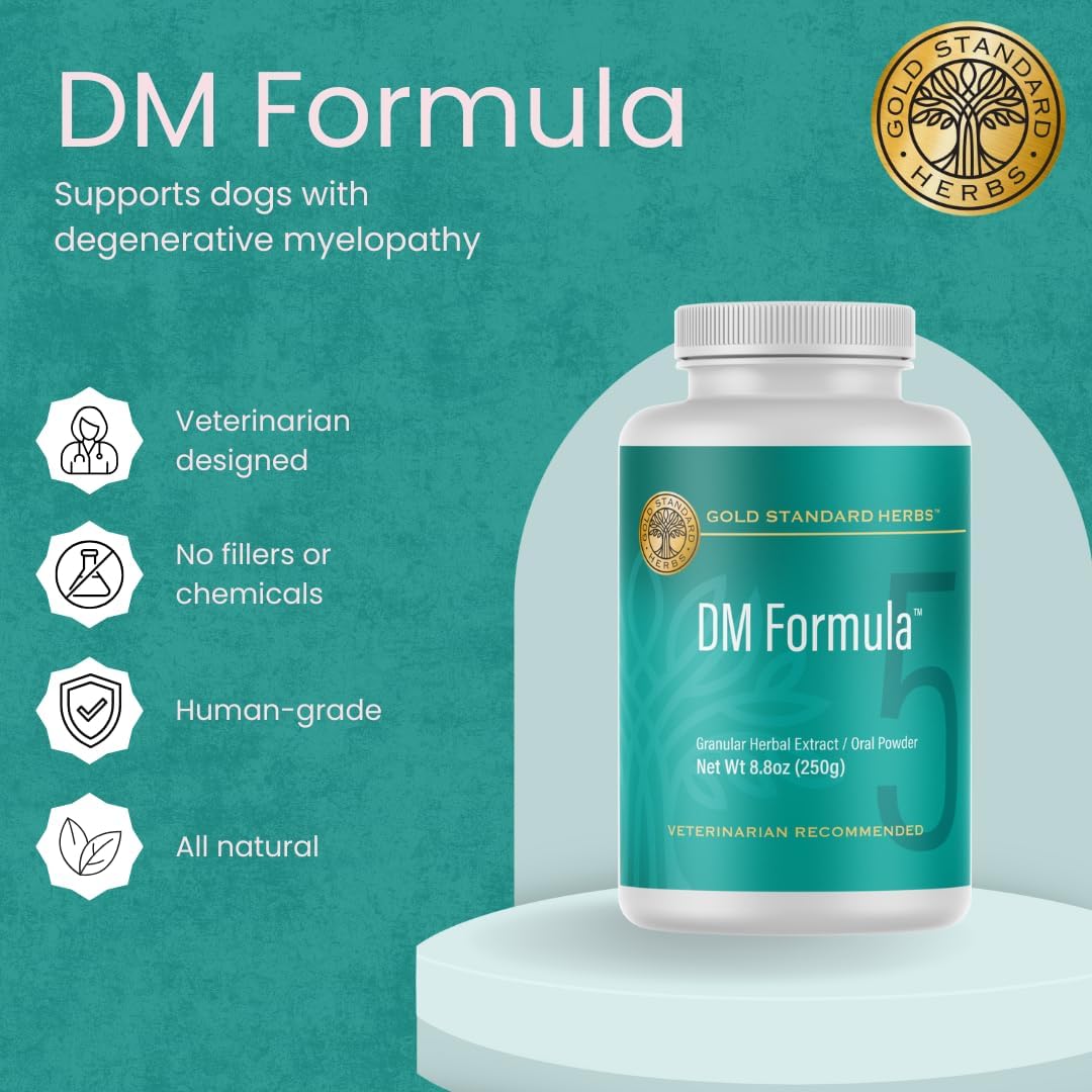 DM Formula Mielopatía Degenerativa para Perros, Extracto Herbal Granulado Natural - 250g
