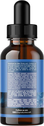 Gotas Líquidas de L-Theanina de Alta Absorción - Suplemento Nootrópico con 200mg de L-Theanina y Extractor de Manzanilla para Concentración y Relajación en Adultos y Niños - 60 ml