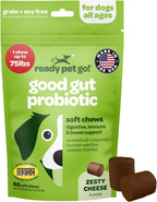 Masticables Probióticos para Perros - Salud Digestiva con Calabaza y Enzimas - 60 Unidades