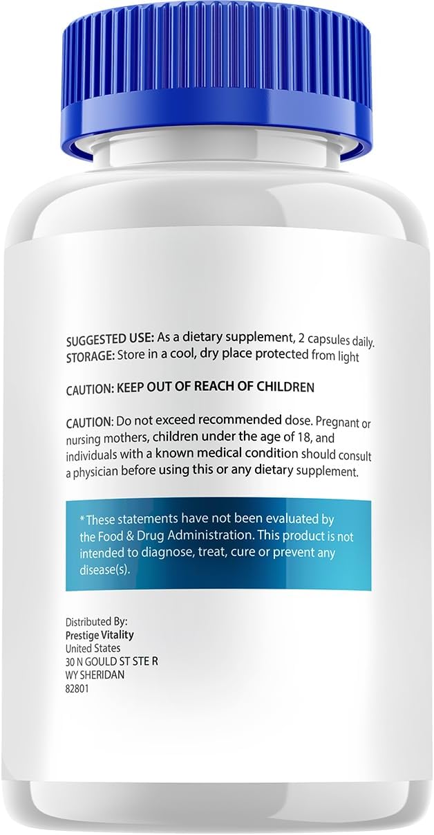 Pronervium Nerve Health Support Pills - Suplemento Avanzado para Nervios y Memoria (60 Cápsulas)