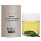 B.WILD Plant-Based Multivitamin Superfood Drink Mix – Refreshing Peach Green Tea – 30 Servings – Vegan, Gluten-Free