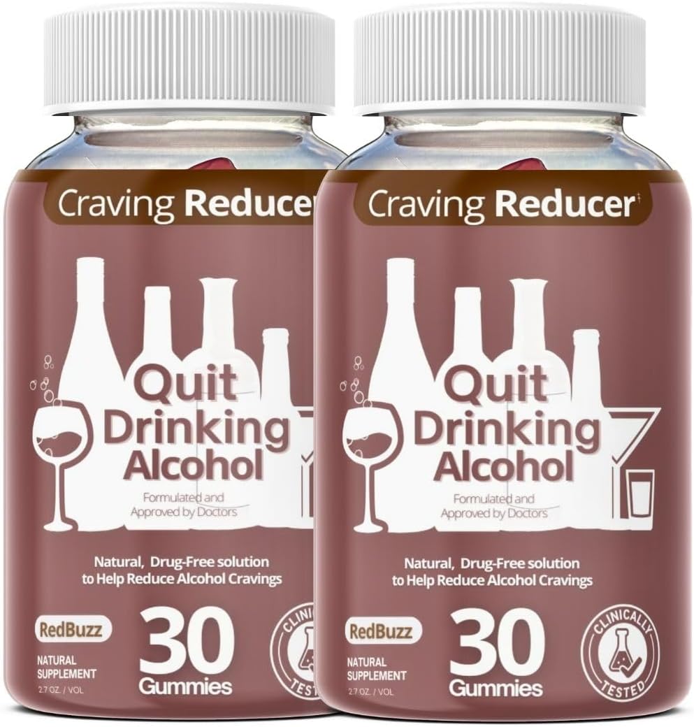 Drop The Craving Gominolas para Dejar el Alcohol - Apoyo contra Antojos y Efecto Calmante - 60 Gominolas