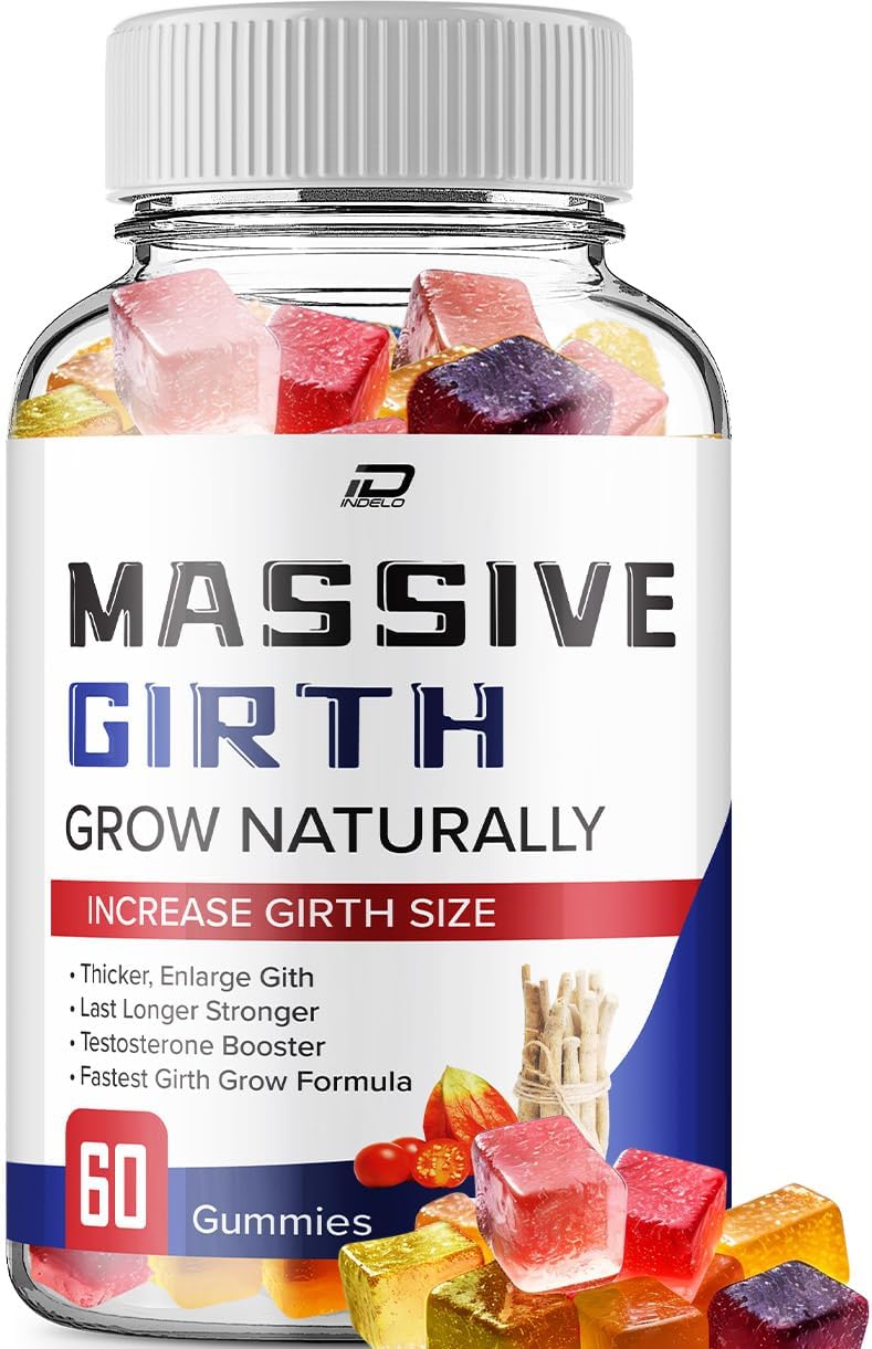 Massive Girth Gummy for Men - Gominolas de Cáñamo (60 uds)