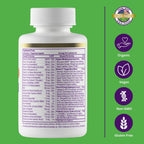 Paradise Herbs Earth's Blend Daily Multivitamin Iron-Free - 48 Organic Superfoods, Probiotics, and Vitamins A, B12, C, D, K2 - 60 Capsules