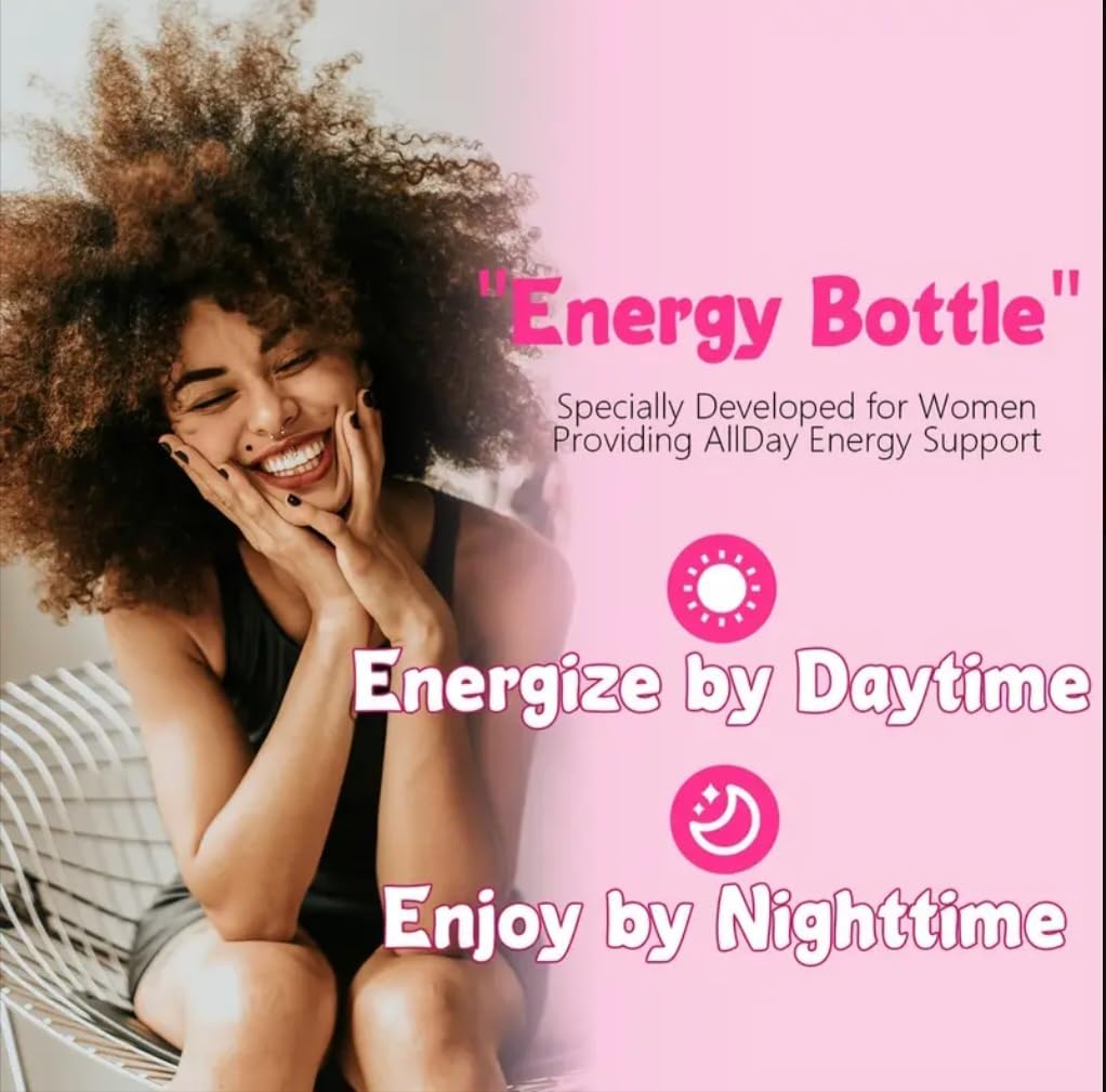 Himiyer Women's Energy Supplement, 60 Veggie Capsules, with Ashwagandha, Shilajit, Sea Moss, Collagen and Biotin