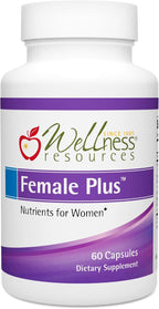 Wellness Resources Female Plus - Equilibrio Hormonal Femenino, Metabolismo de Estrógenos y Bienestar (60 Cápsulas)