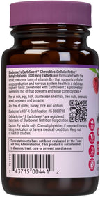 Bluebonnet EarthSweet Methylcobalamin 1000 mcg - 60 Comprimidos masticables sabor frambuesa