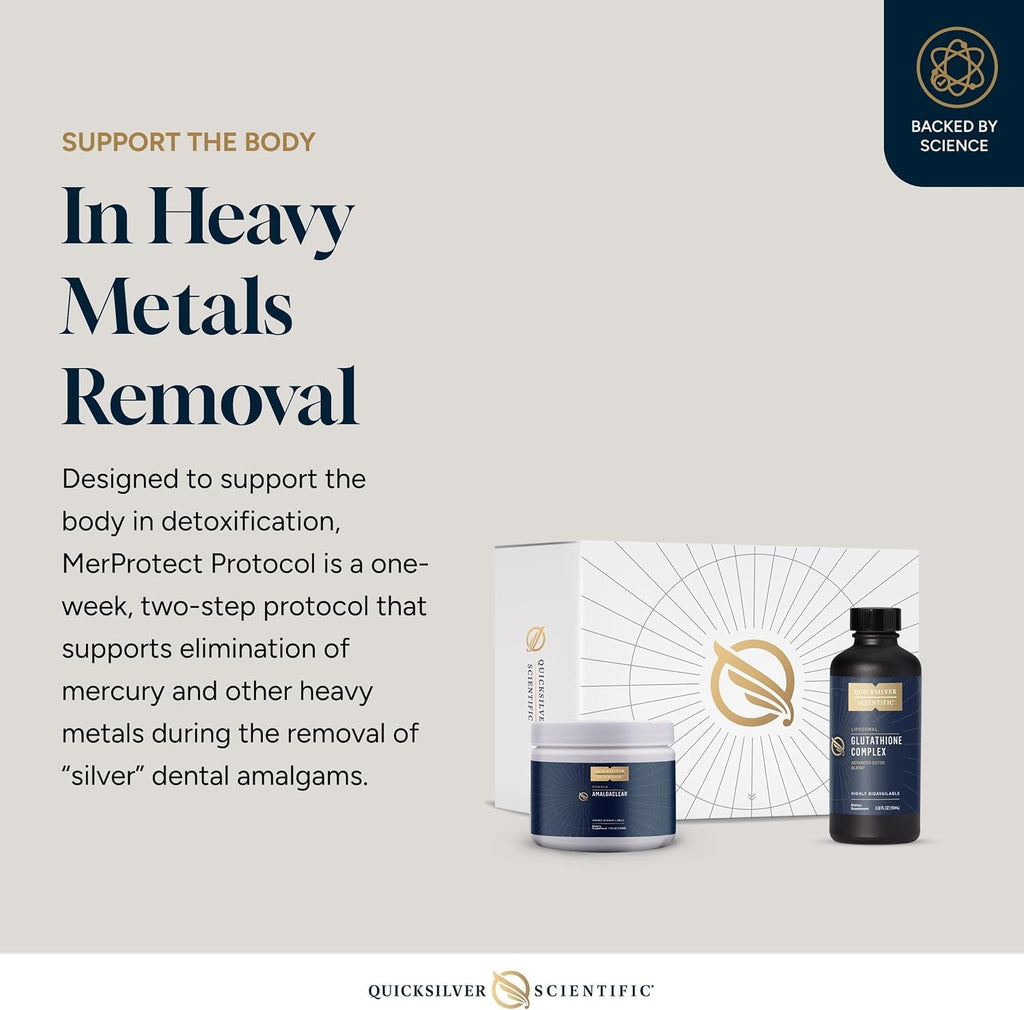 Kit MerProtect de Quicksilver Scientific: Cardo Mariano y Glutatión Liposomal (2 Productos)