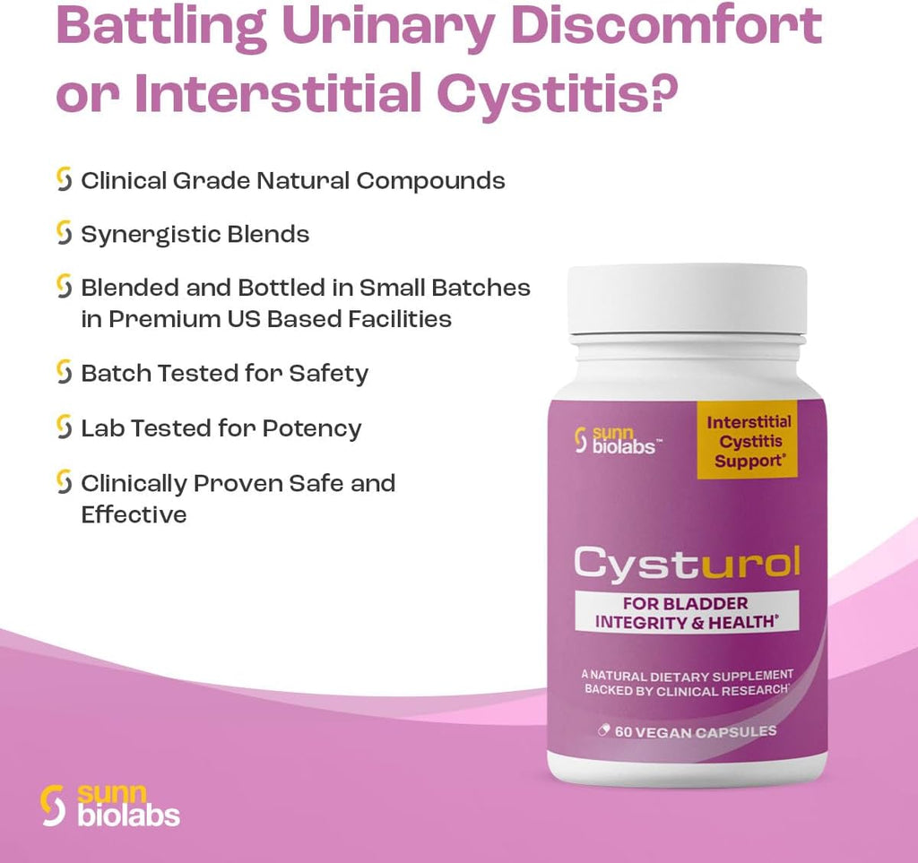 CYSTUROL® - Suplemento para el Soporte de la Vejiga y la Salud Urinaria