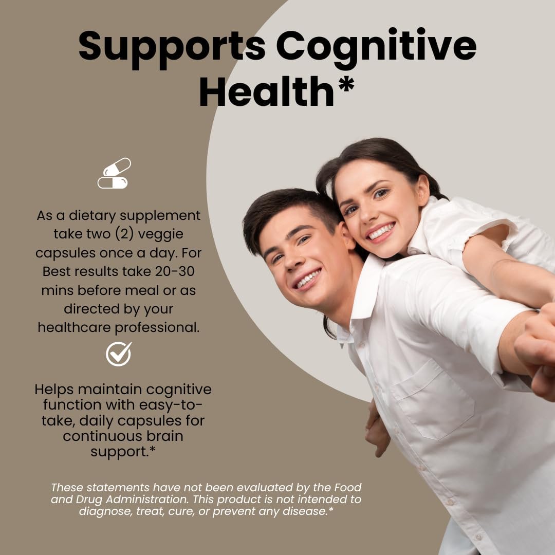 Synaptic XR Core Focus - Suplemento Avanzado para el Apoyo Cognitivo, 60 Cápsulas