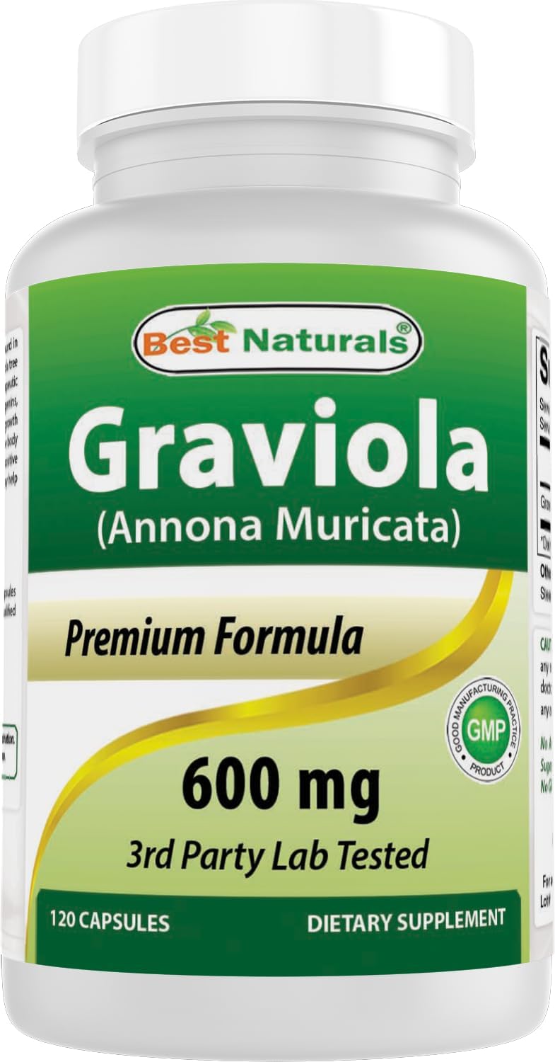 Graviola 600 mg Cápsulas - Annona Muricata - Best Naturals