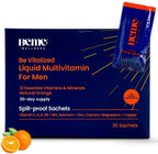 BeMe Multivitamínico Líquido para Mujeres - 13 Vitaminas y Minerales - 15 Sobres, Sabor Naranja