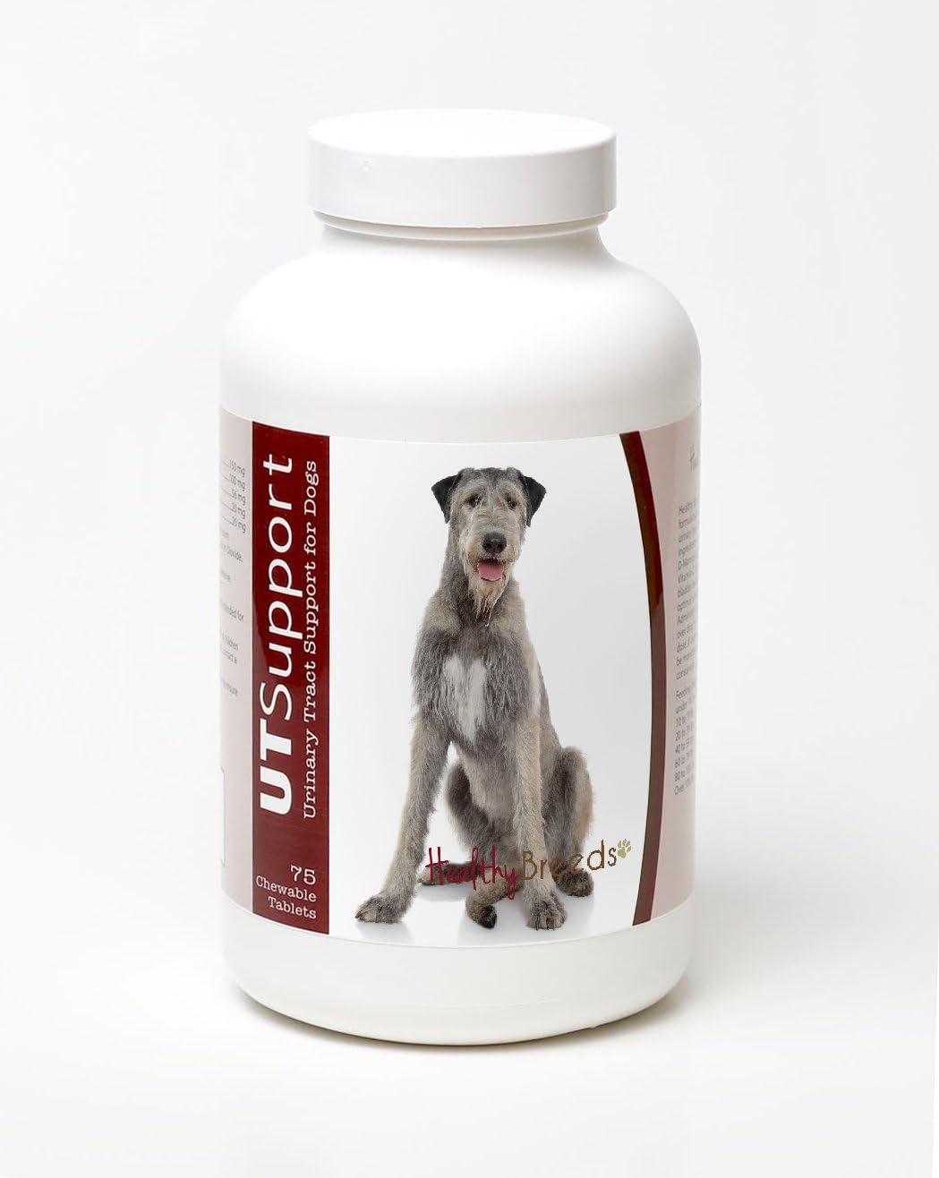 Healthy Breeds Irish Wolfhound Cranberry Chewables - Apoyo Urinario, 75 Masticables