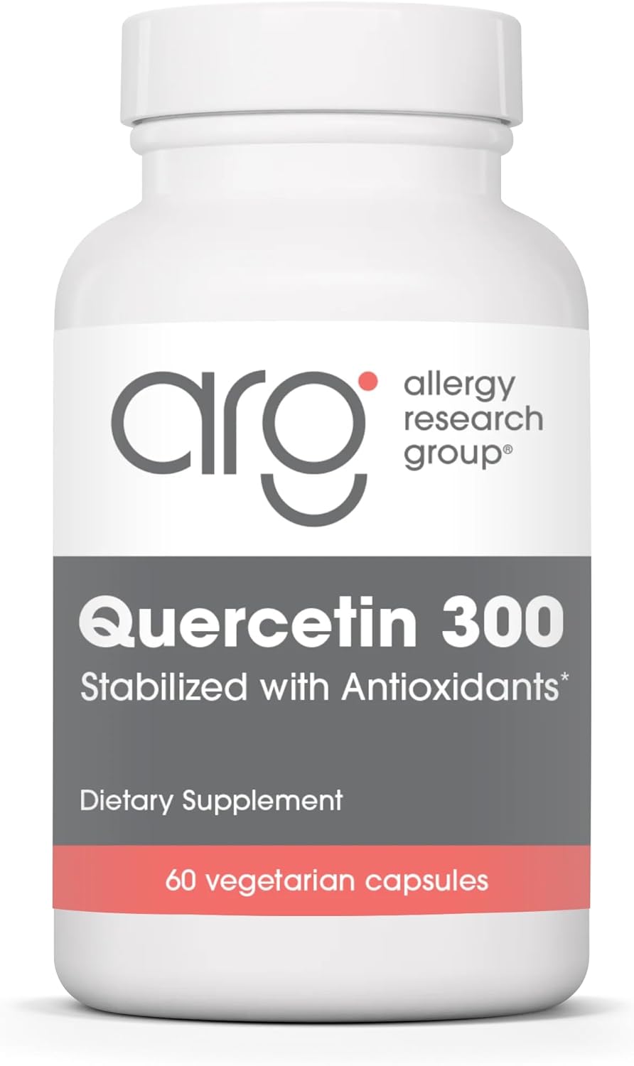 ARG Quercetin 300 with Vitamin C - 60 Vegetarian Capsules