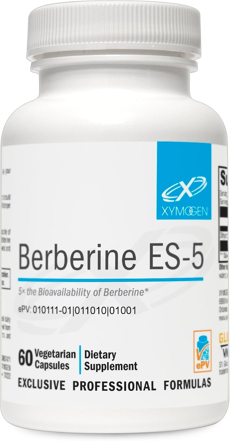 XYMOGEN Berberine ES-5 - 200 mg Dihidroberberina - 60 Cápsulas