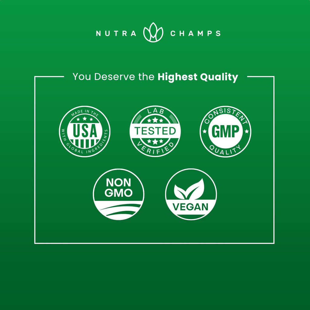 NutraChamps Pycnogenol® Extracto de Corteza de Pino Marítimo Francés, 60 Cápsulas con Pimienta Negra