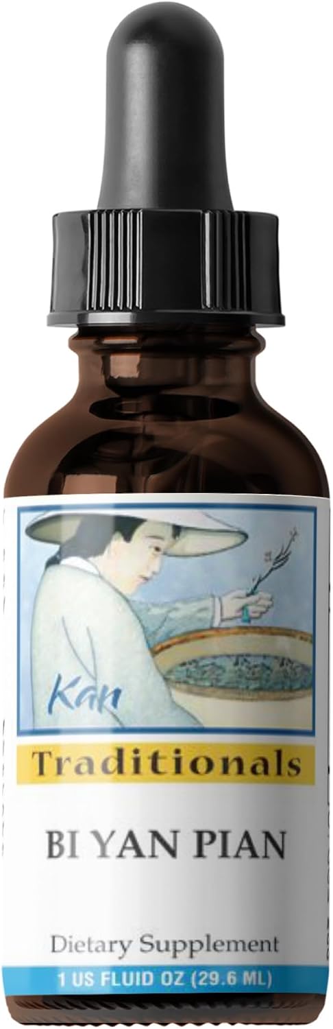Kan Herbs Bi Yan Pian 1 oz – Xanthium fruit – utilizado tradicionalmente para favorecer la ventilación nasal. – Image 1