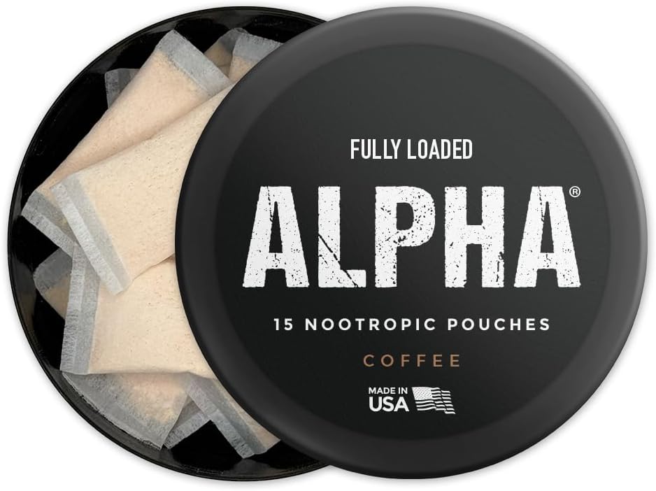 Fully Loaded Alpha Nootropic Pouches (Café) - 5 Latas